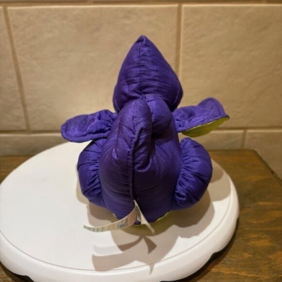 Vintage 1992 Puffalump Dinosaur Purple Fisher Price Plush PTERODACTYL Roars - Picture 4 of 10